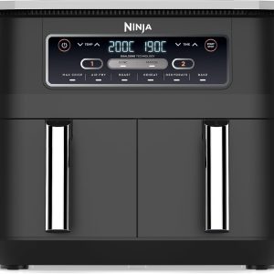 Friggitrice ad aria doppia Ninja da 9,5 litri | 6 in 1 · Doppio cassetto · 🔥 Offerta a tempo limitato